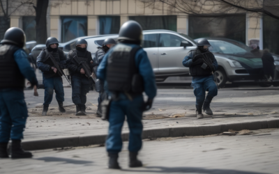 At least six killed in Kyiv as gunman opens fire and takes hostages