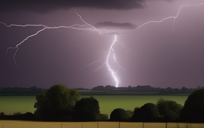 Lightning strikes and ‘tornado’ warning as Met Office issues yellow alert