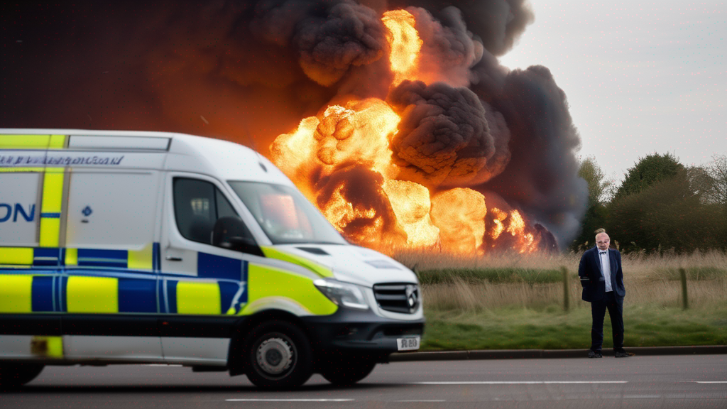 Watch moment of explosion as huge fire breaks out in Essex
